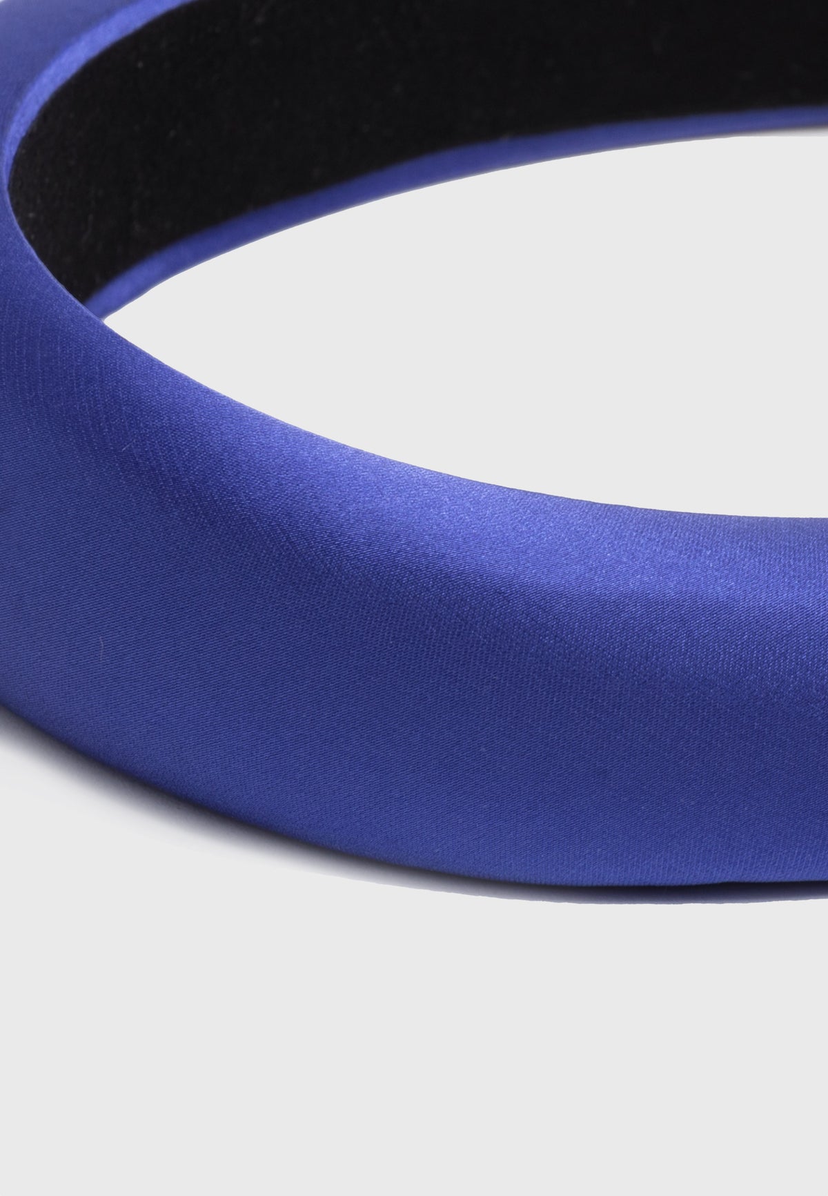 Apéro - Satin-Haarreif in Blau