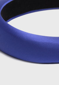 Apéro - Satin-Haarreif in Blau