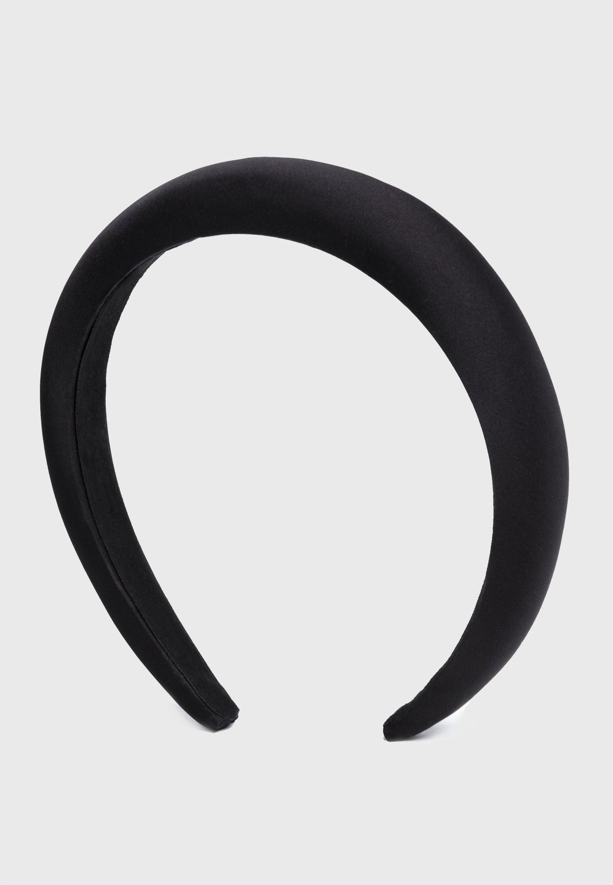 Apéro - Satin-Haarreif in Schwarz