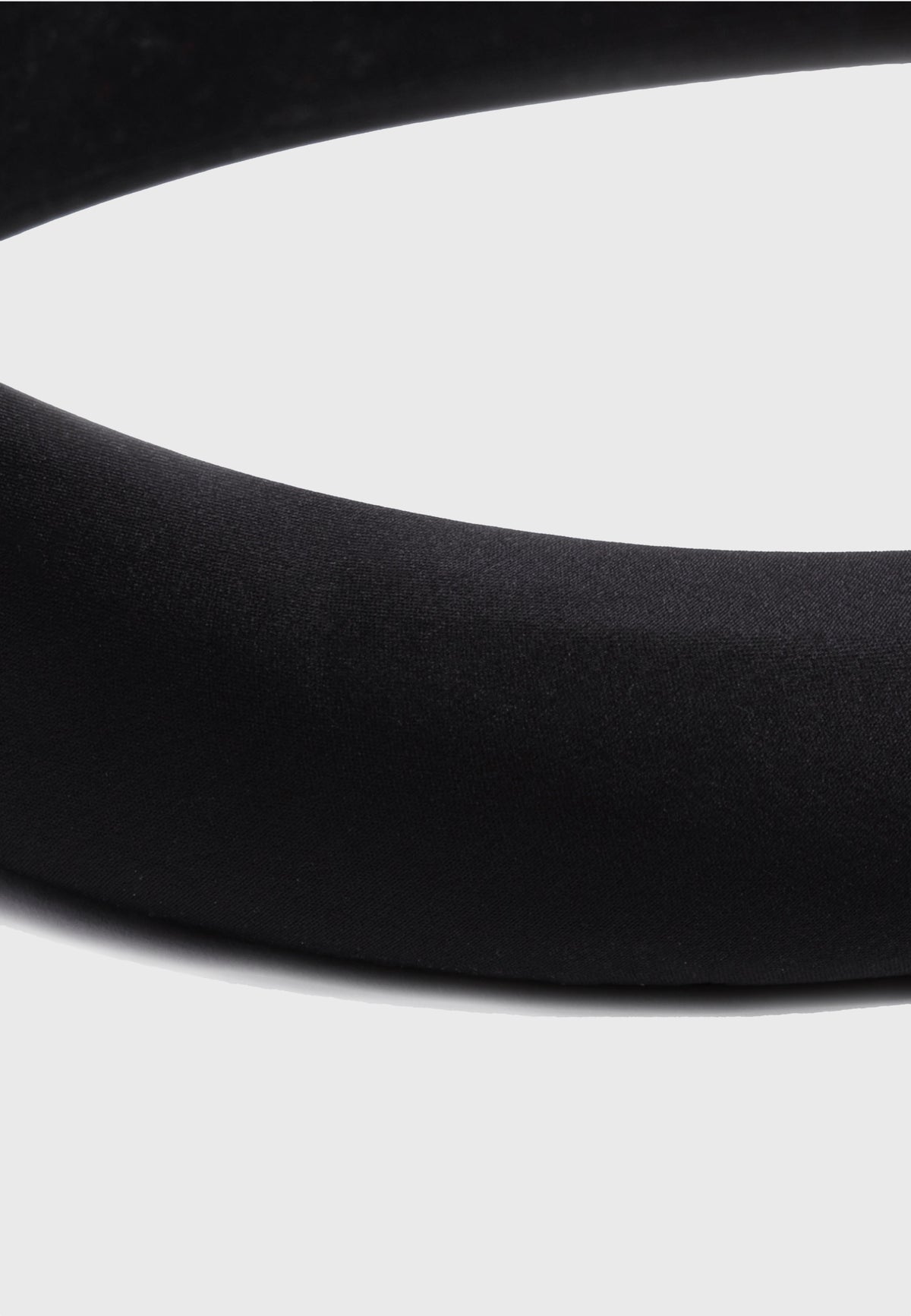 Apéro - Satin-Haarreif in Schwarz