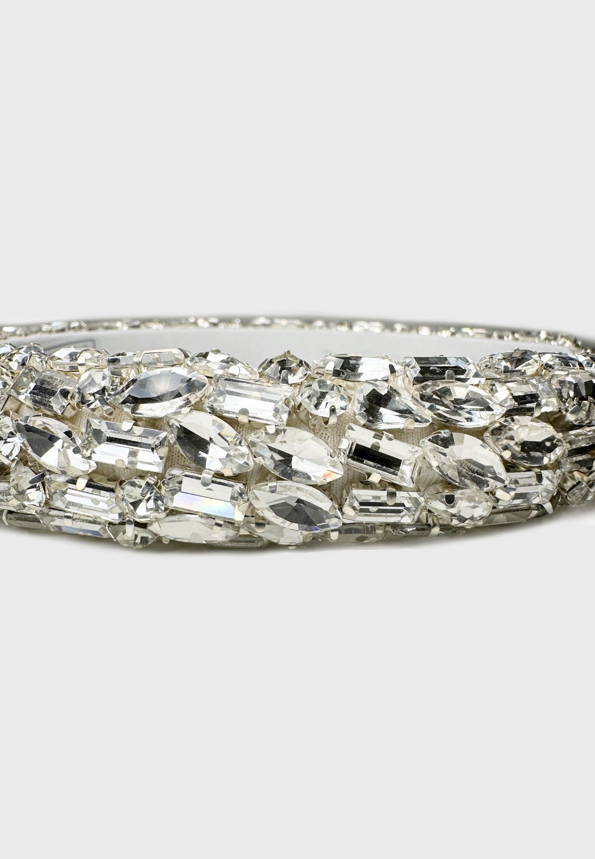 Whispering Sparkle - Luxuriöser Statement Kristall Haarreif