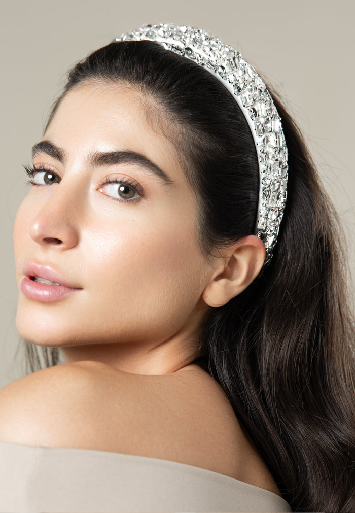 Whispering Sparkle - Luxurious Statement Crystal Headband