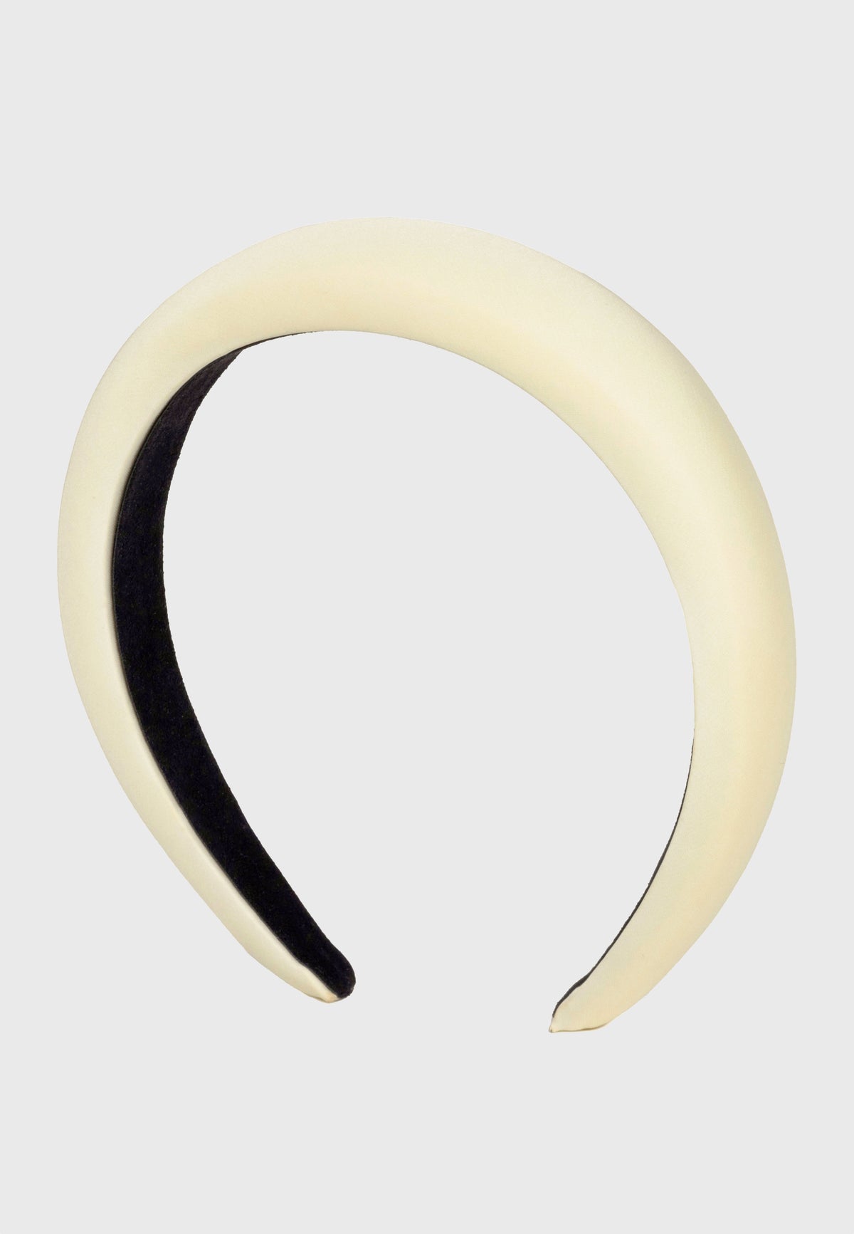 Apéro - Satin-Haarreif in Creme