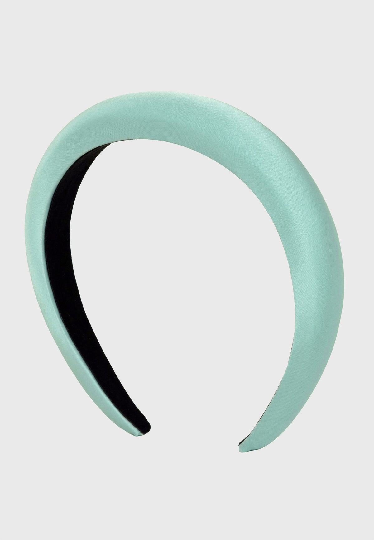 Apéro - Satin-Haarreif in Hellblau