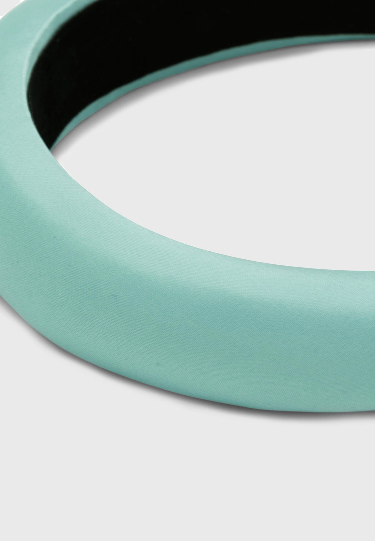 Apéro - Satin-Haarreif in Hellblau