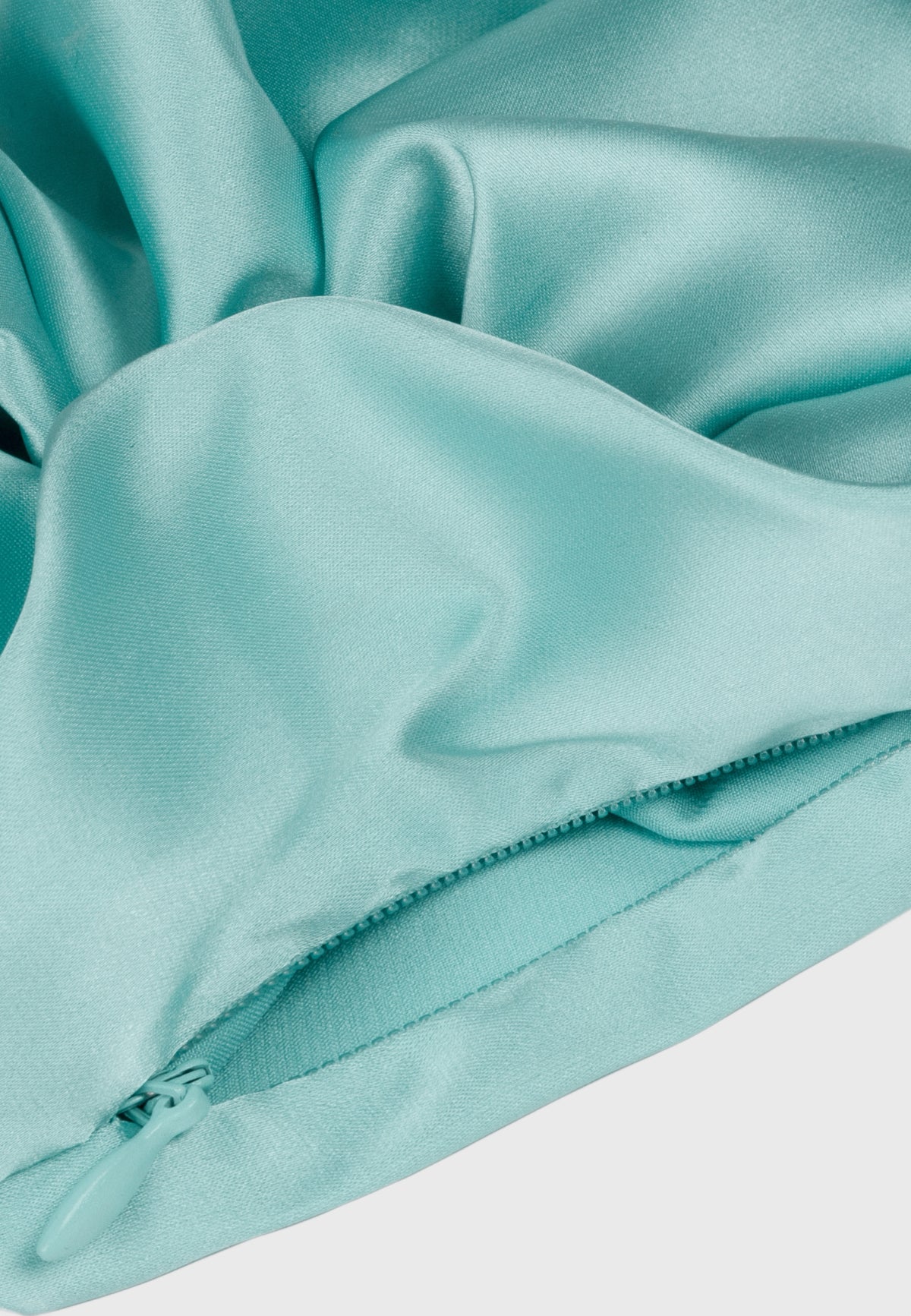 Amaretto - Satin Scrunchie Hellblau