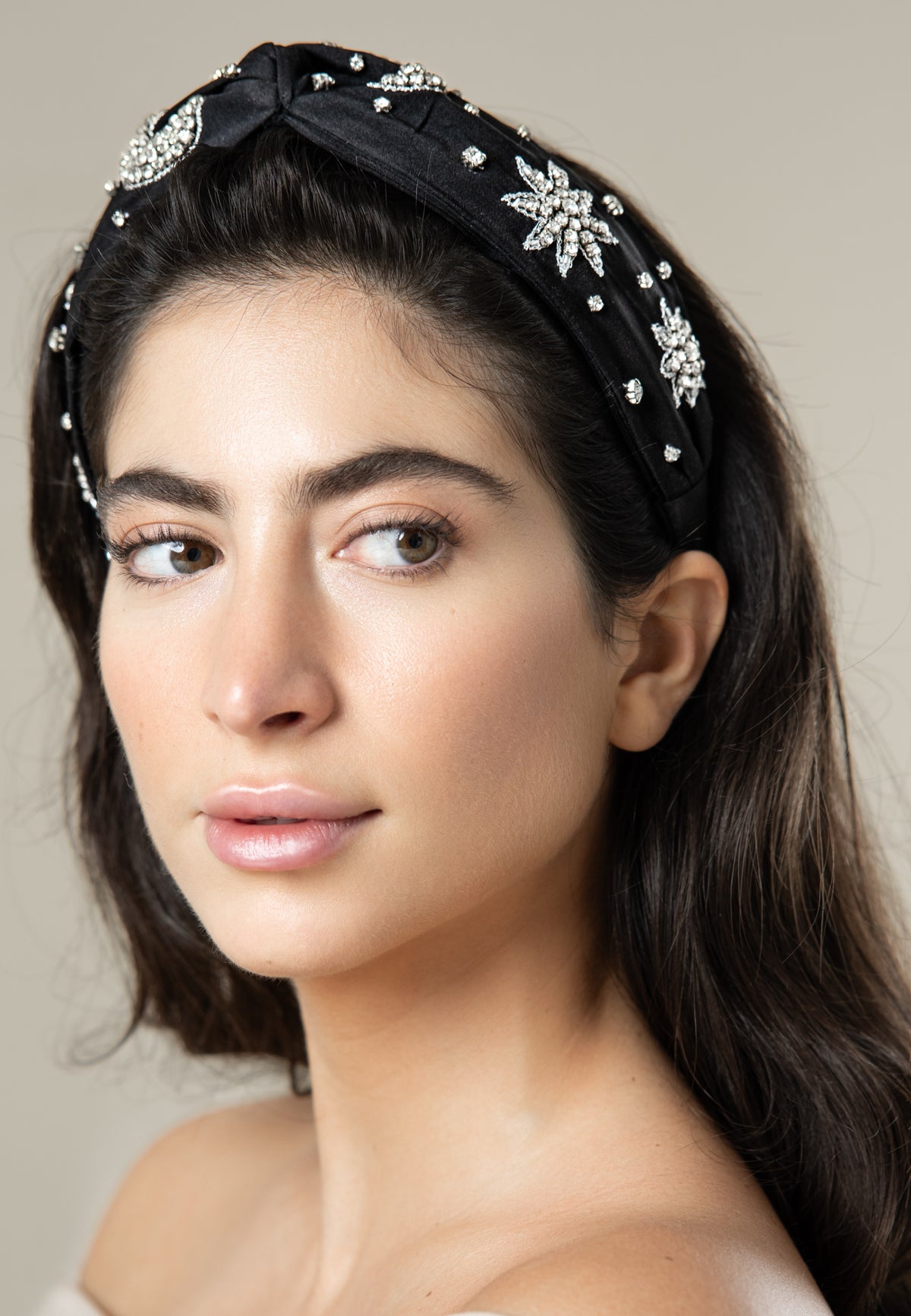 Grande Stella Luna - Funkelnder Turban Haarreif mit Stern Design