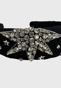 Stella Luna - Funkelnder Kristall Haarreif mit Stern Design