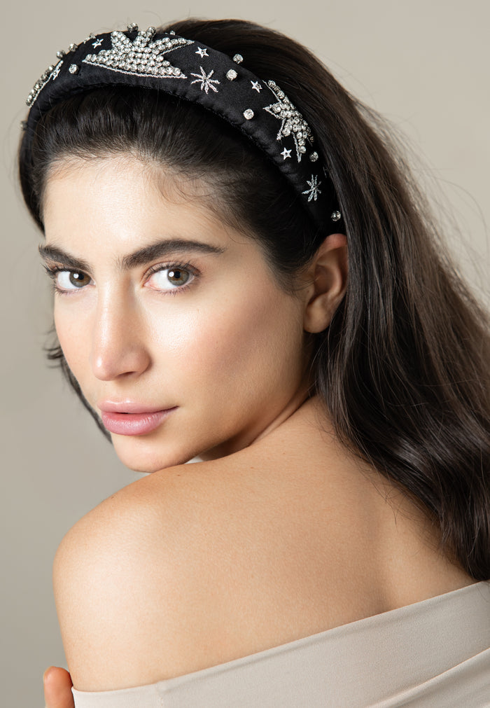 Stella Luna - Sparkling crystal headband with star design