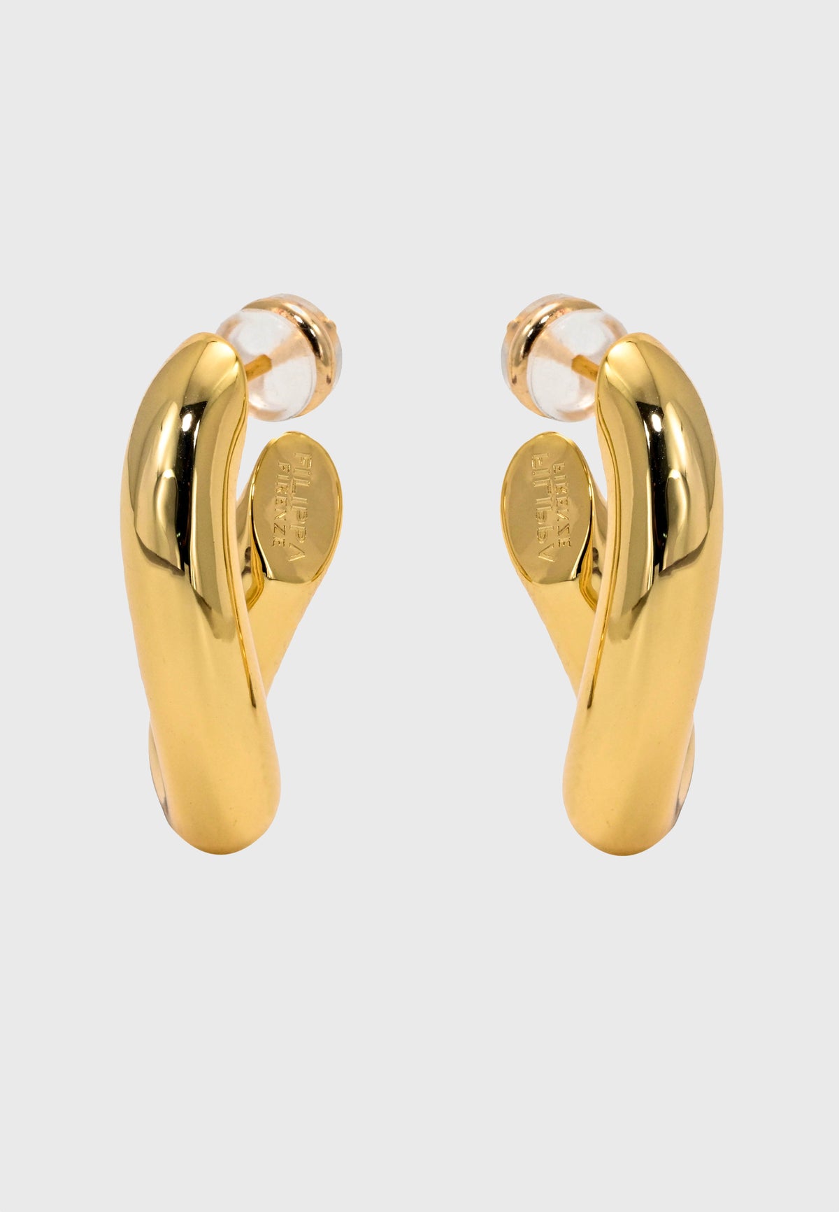 GIGI - Vergoldete Creolen mit modernem Twist