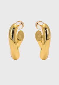 GIGI - Vergoldete Creolen mit modernem Twist
