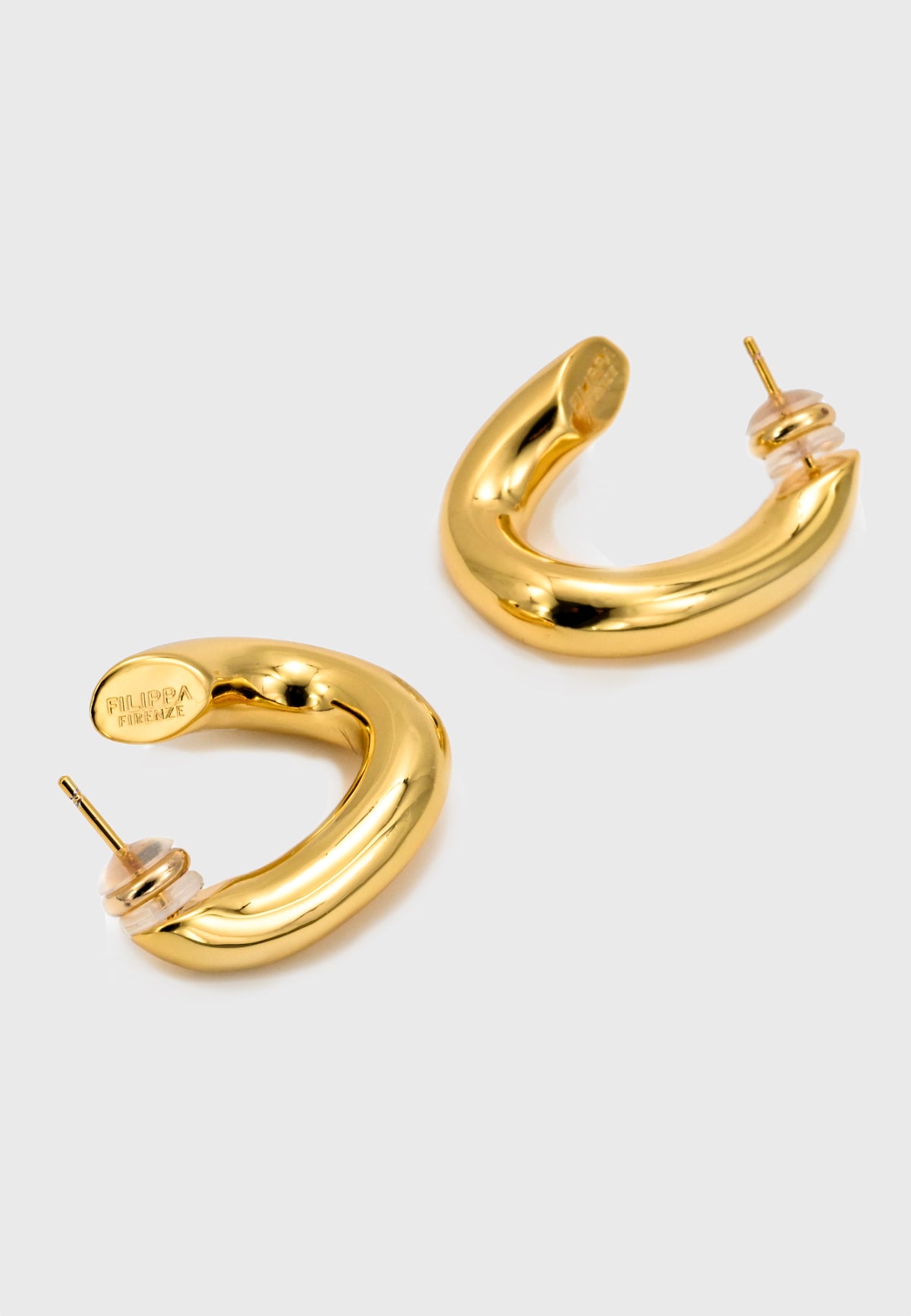 GIGI - Vergoldete Creolen mit modernem Twist