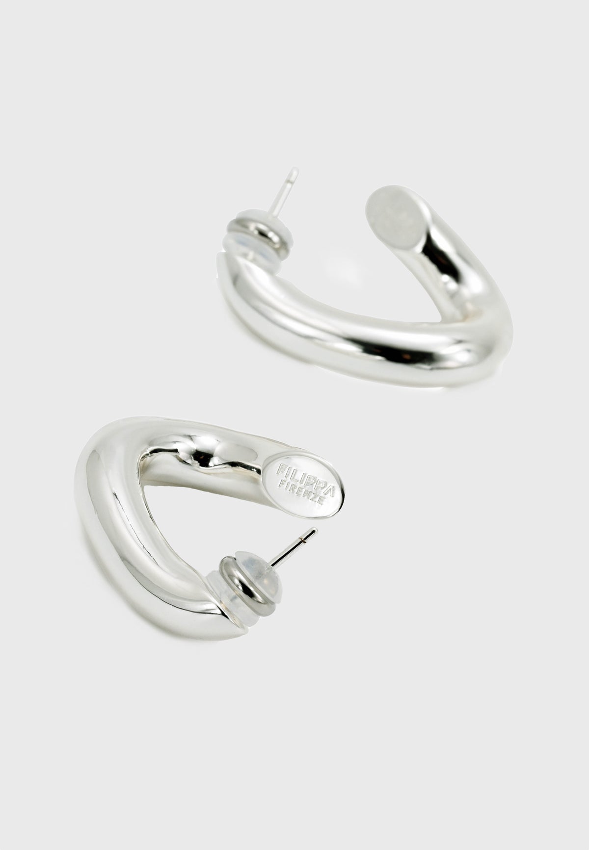 GIGI - Creolen Silber mit modernem Twist