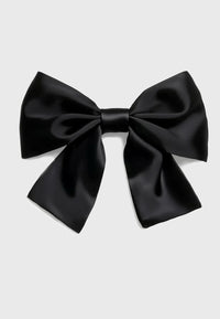 Silk Bow - Haarschleife aus Seide Schwarz