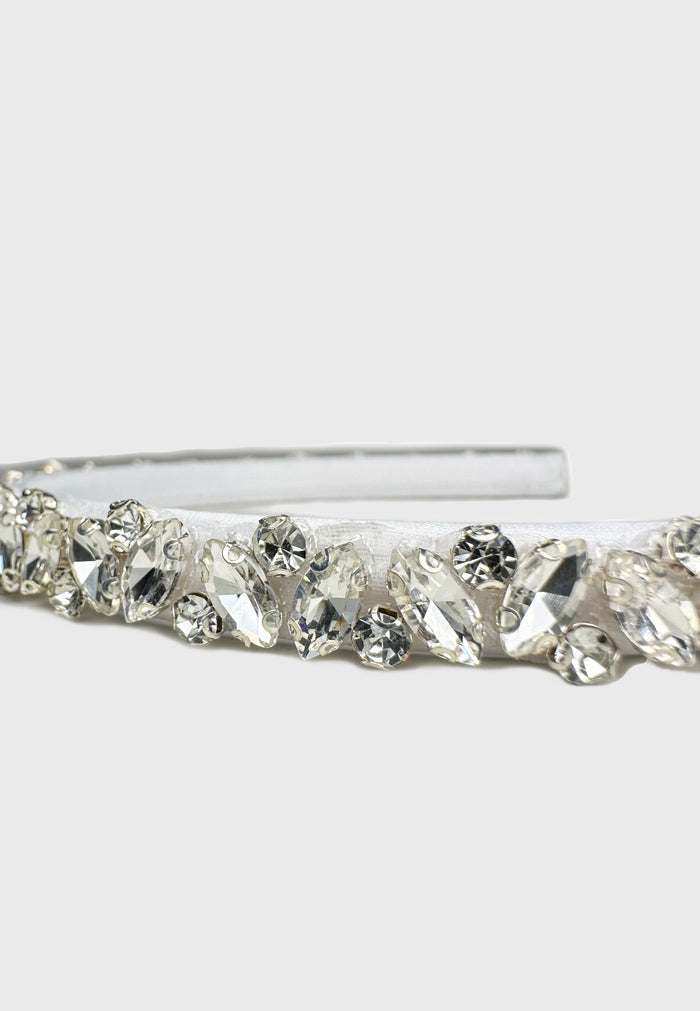 Fiocco - Schmaler Kristall Haarreif