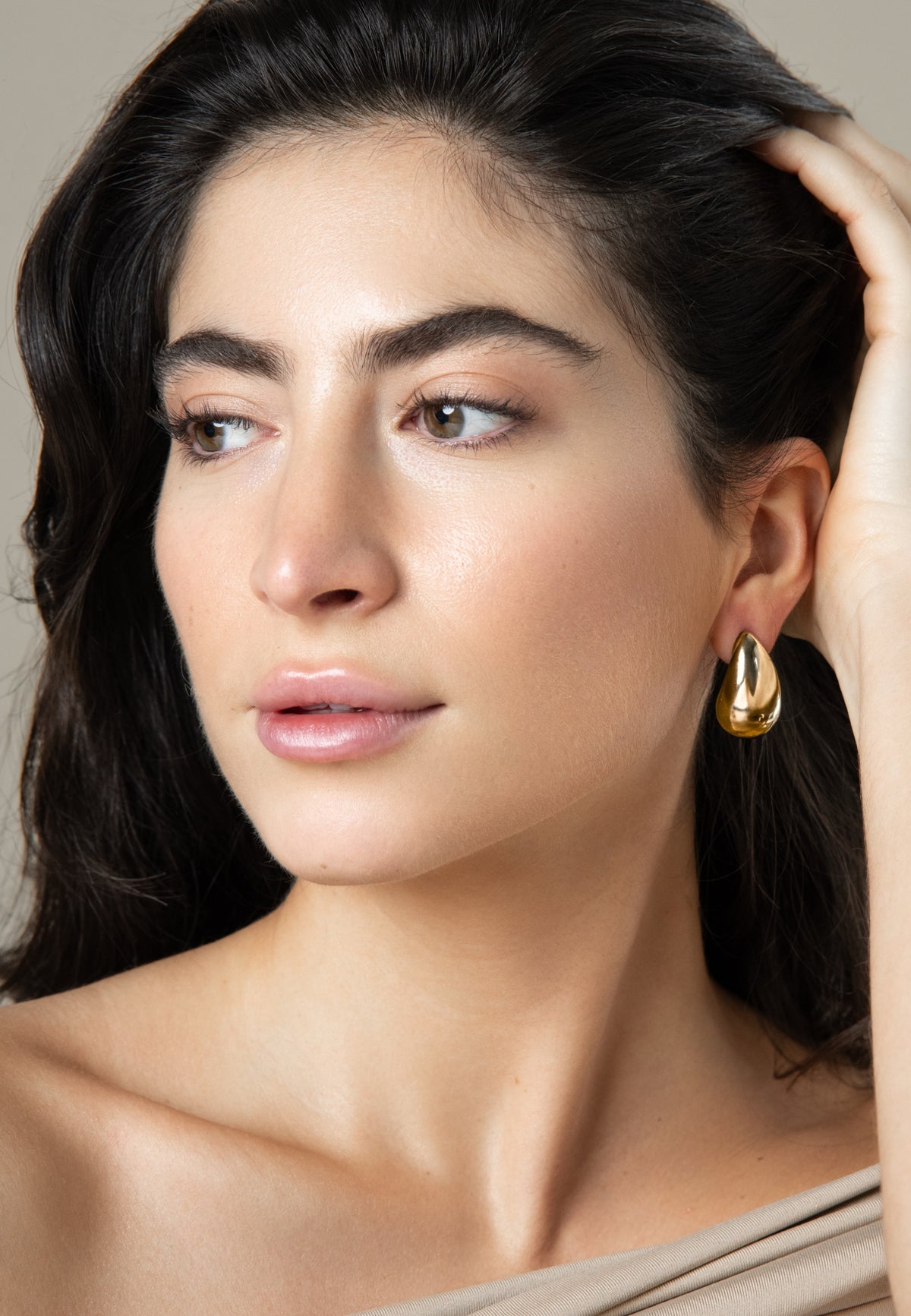 Gocce - Trend Drop Ohrringe in Gold