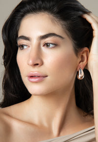 Gocce - Trend Drop Ohrringe in Silber