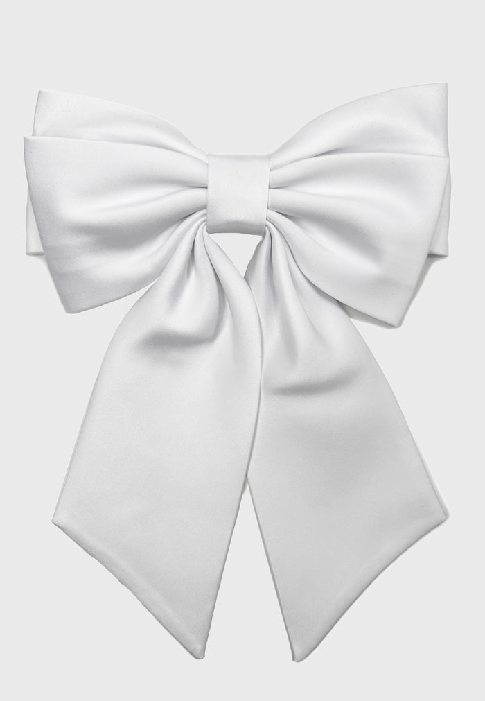 Big Bow - Haarklammer mit großer Doppel-Schleife aus Satin