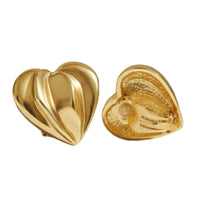 COMING SOON "Milano Edge" – Goldene Herz-Ohrclips