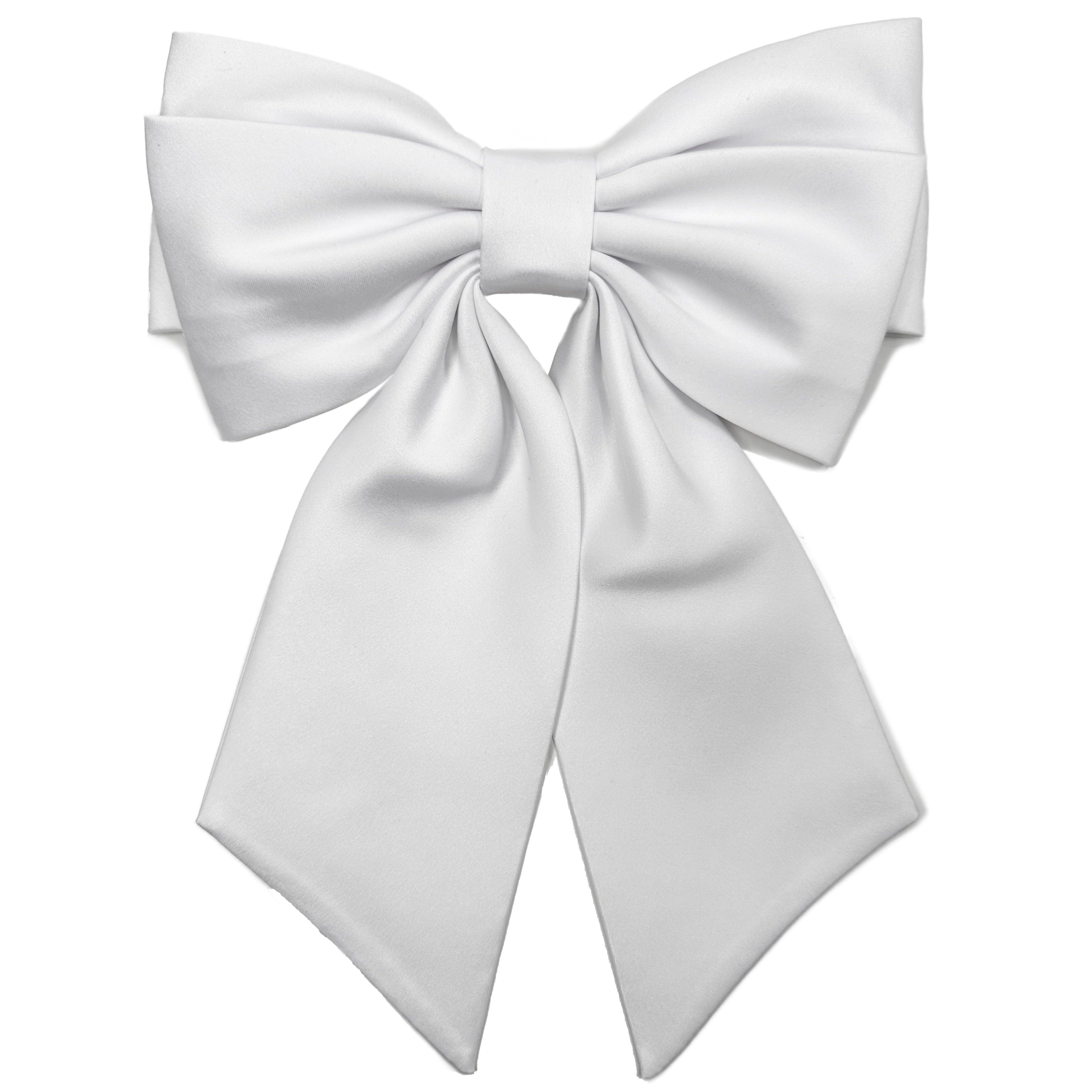 Glitzer-Haarklammer Mit Großer Schleife Schwarz | Satin Schleifen-Haarspange | Für Damen & Mädchen | Französischer Stil