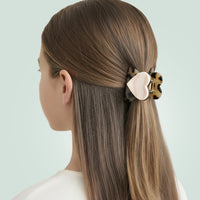 Dolcino - Große Herz Haarklammer Nude