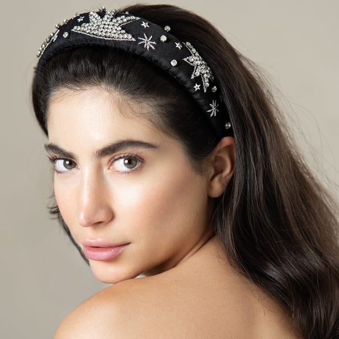 Stella Luna - Funkelnder Kristall Haarreif mit Stern Design