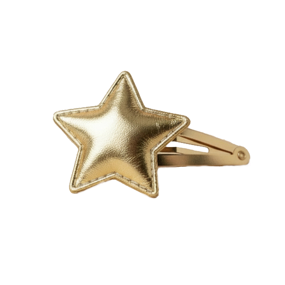 Piccola - Haarclip-Set mit Sternchen und Herz in Gold & Silber