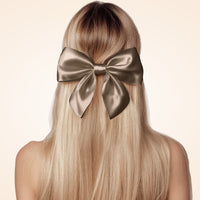 Silk Bow - Hair clip with silk bow