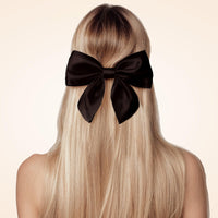 Silk Bow - Hair clip with silk bow