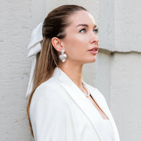 Big Bow - Haarklammer mit großer Doppel-Schleife aus Satin - Filippa Firenze