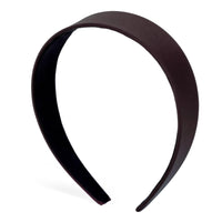 CinCin - Flacher Satin Haarreif in Schwarz - Filippa Firenze