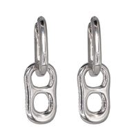 Dolce far Niente - Zirkonia Creolen mit Anhänger Silber - Filippa Firenze