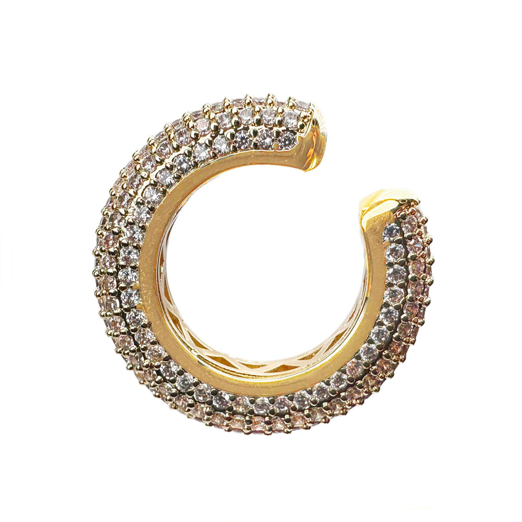 Fior Fiore - Crystal hoop earrings