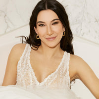 GIGI - Vergoldete Creolen mit modernem Twist - Filippa Firenze