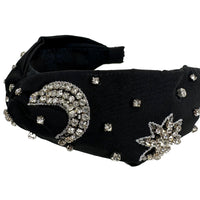 Grande Stella Luna - Funkelnder Turban Haarreif mit Stern Design - Filippa Firenze