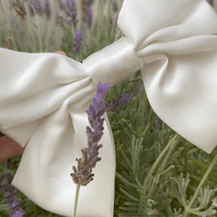Silk Bow - Haarklammer mit Schleife aus Seide - Filippa Firenze