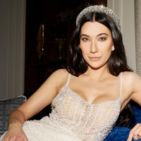 Whispering Sparkle - Luxuriöser Statement Kristall Haarreif - Filippa Firenze