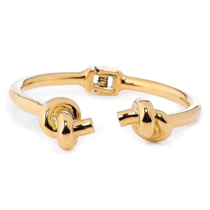 "Knot my Business" - Gold Armreif im Knoten Design - Filippa Firenze